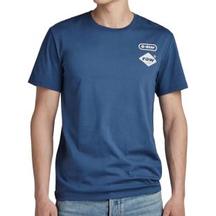 T-shirt Marine Homme G-Star Chest pas cher