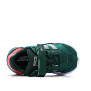 Baskets Vertes Garçon Adidas Country vue 0