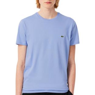 T-shirt Bleu Clair Homme Lacoste TH6709001 pas cher