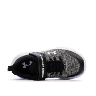 Baskets Noires/Grises Garçon Under Armour Revitalize vue 4
