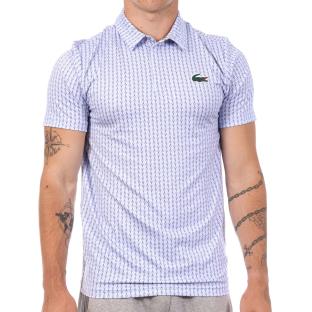 Polo Bleu Clair Homme Lacoste DH5348 vue 0