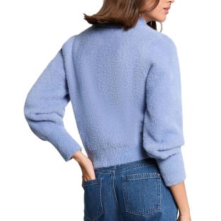 Gilet Zippé Bleu Femme Morgan DOMI vue 2