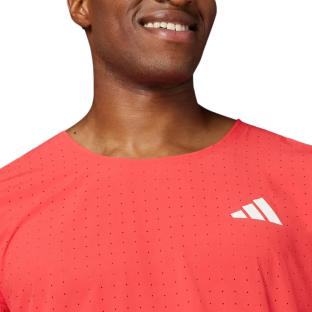 T-Shirt de Sport Rouge Homme Adidas Adizero vue 0
