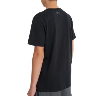 T-Shirt Noir Garçon Under Armour Boxed vue 0