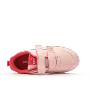 Baskets Roses Fille Puma Courtflex vue 4