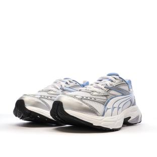 Baskets Blanches/Bleu Enfant Puma Morphic vue 6