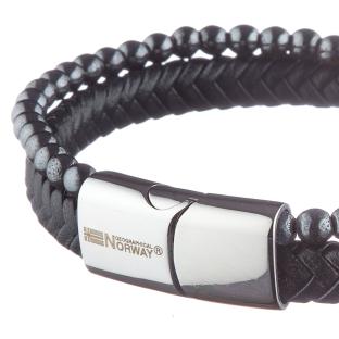 Bracelet Noir/Gris Homme Geographical Norway 315039 vue 3