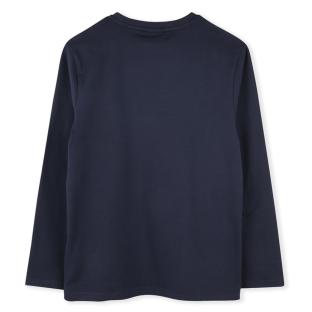 Camiseta azul marino para niño de Hugo Boss J52727 ver 0
