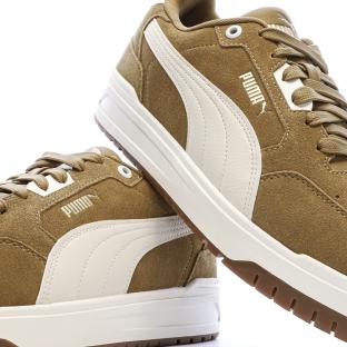 Braune/weiße Herren-Sneaker Puma Shuffle Downtown Ansicht 0
