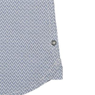 Chemise Bleu à Motifs Homme Teddy Smith Cut 10711556D vue 4