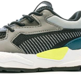 Baskets Gris/Noir Garçon Puma Rs-z Core vue 7