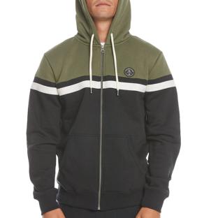 Sweat Noir/Kaki/Blanc Homme Quiksilver Surf vue 0