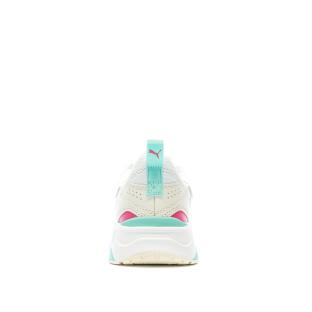 Baskets Blanches/Bleu/Rose Homme Puma Trinity Lite vue 0