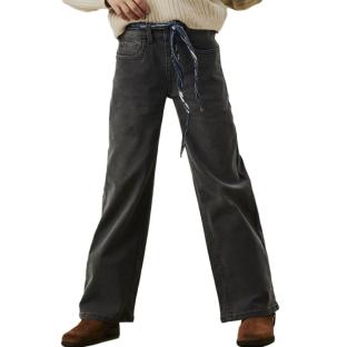 Jean Large Gris Foncé Fille Name it Nkfrose Wide pas cher