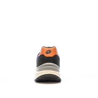 Baskets Marine/Blanches/Orange Homme Lotto Twenty6 vue 0