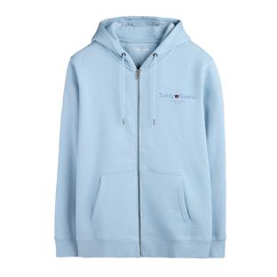 Sweat Zippé Bleu Homme Teddy Smith Giclass 30J pas cher
