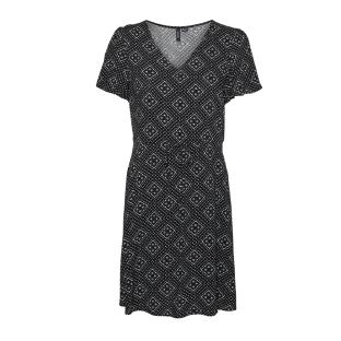 Robe Noire/Blanche Femme Vero Moda Vmeasy Joy pas cher