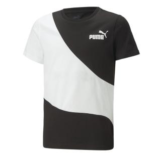 T-shirt Noir/Blanc Garçon Puma 674231-01 pas cher
