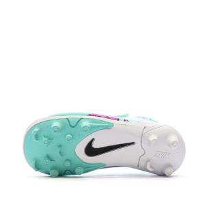 Chaussures de football Turquoises Garçon Nike Vapor 15 vue 5
