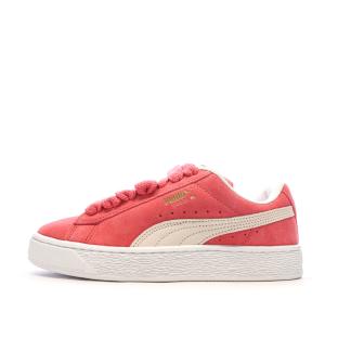 Baskets Rose Femme Puma Suede XL pas cher