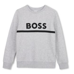 Sudadera gris para niño de Hugo Boss J52733 ver 0