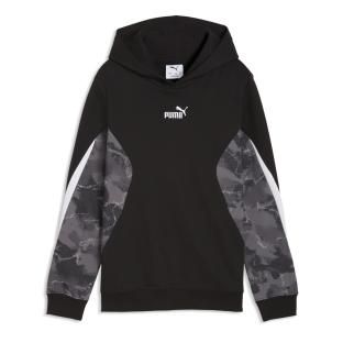 Sweat Noir Garçon Puma Class Hoodie Camo vue 0