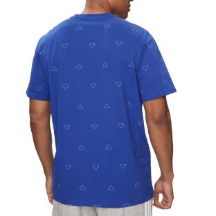 T-Shirt Bleu Homme Adidas Seasonal Essentials vue 0