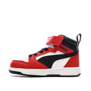 Baskets Rouges/Noires/Blanches Garçon Puma vue 0