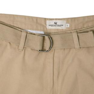 Short Beige Homme American College Chino vue 3