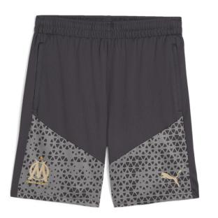 OM Short de Foot Gris Homme Puma Training 2023/24 pas cher