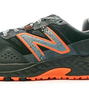 Chaussures de trail Gris/Noir/Orange Homme New Balance MT4 vue 7