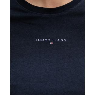 T-Shirt Marine Femme Tommy Hilfiger Linears vue 3