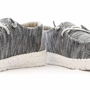 Chaussures Grises Chiné Femme Hey Dude Wendy Sox vue 7