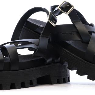 Sandales Noires Femme Pare Gabia Dafne vue 0