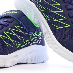 Baskets Marine/Vert Fluo Garçon Skechers Microspec-texlor vue 7
