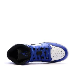 Baskets Bleues/Blanches Garçon Nike Air Jordan 1 Mid vue 4