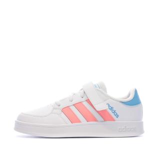 Baskets Blanches Fille Adidas Breaknet pas cher