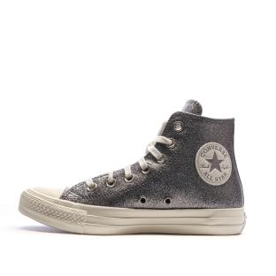 Baskets Grises à paillettes Femme Converse Chuck Taylor All Star pas cher