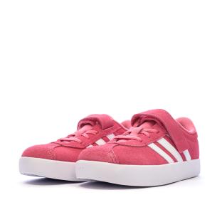 Baskets Roses Fille Adidas Vl Court vue 6