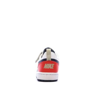 Baskets Blanche/Bleu Garçon Nike Court Borough Low Recraft vue 3
