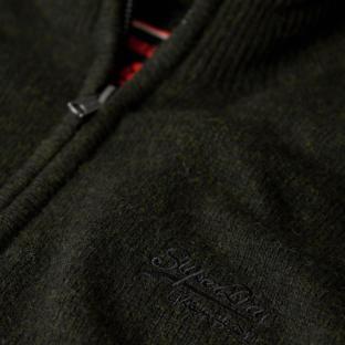 Pull Vert Foncé Superdry Essential vue 0