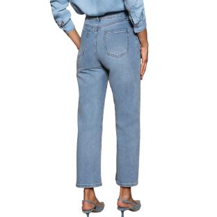 Jean Droit Femme Bleu Oraije Solange vue 0