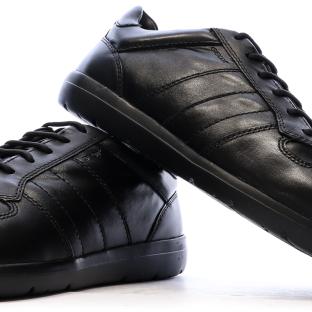 Baskets Noires Homme Geox Leitan vue 7