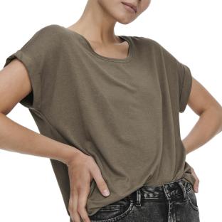T-shirt Kaki Femme Only Moster pas cher