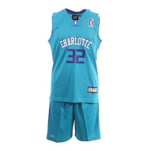 Charlotte Ensemble de basket Bleu/Blanc Enfant Sport Zone pas cher