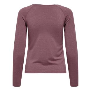 T-Shirt Manches Longues Rose Femme JDY Kaiser vue 0