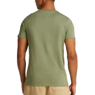 T-shirt Kaki Homme Tommy Hilfiger Tjm X Slim Jaspe vue 2