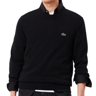 Pull Noir Homme Lacoste Pull Lacoste AH2193 pas cher