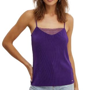 Débardeur Violet Femme Morgan BAMBE pas cher