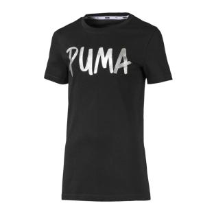 T-Shirt Noir Fille Puma Graphicss vue 0